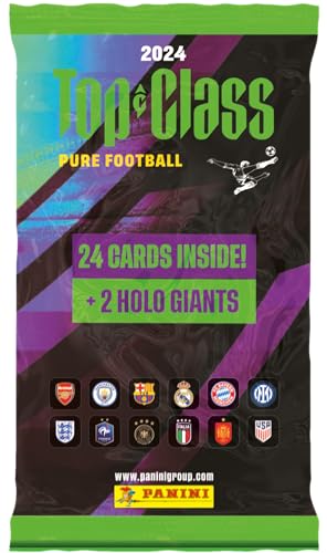 Panini 004892B26FPF Top Class FIFA 2024 Trading Cards Fat Pack 24 2 Holo-Karten Giants von Panini