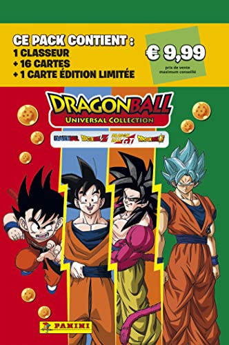 Panini Trading Cards Dragon Ball Z Universal Sammelkartensammlung Starterpack Starterpaket, Cartoon, gemischt, 1 von Panini