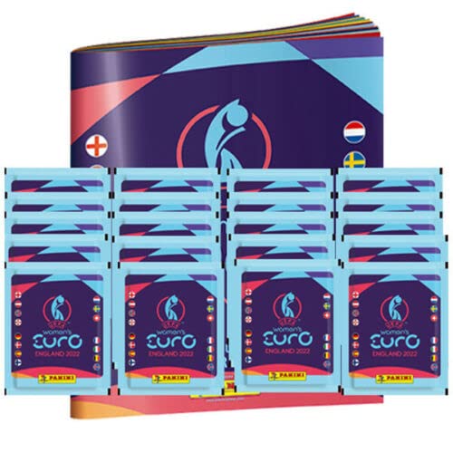 Panini UEFA Womens EURO 2022 - Leeralbum + 20 Tüten Sticker - Frauen EM von Panini