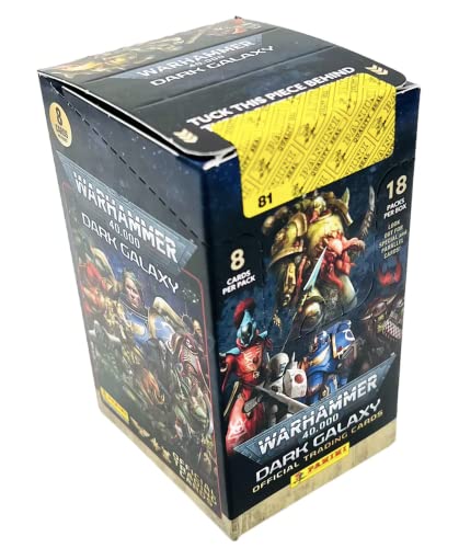 Panini Warhammer 40.000 - Dark Galaxy Trading Cards (Box mit 18 Packs) von Panini
