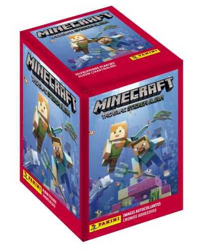 Panini Minecraft Aufkleber-Kollektion, 50 Stück von Panini