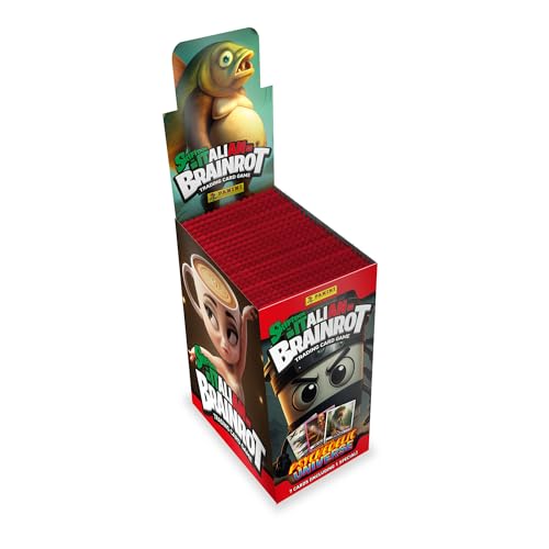 Skifidol Italienische Brainrot-Sammelkarten, 24 Packungen von Panini