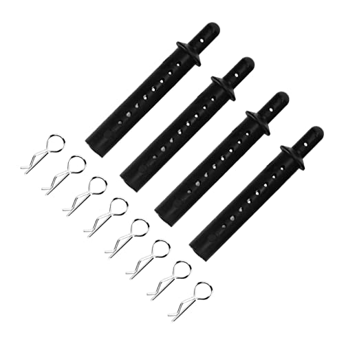 Panv Halterung für Karosseriepfosten, stabiler Kunststoff, zur Nivellierung der Säule, für Auto, mit R-Pin für 1/10 RC Auto von Panv
