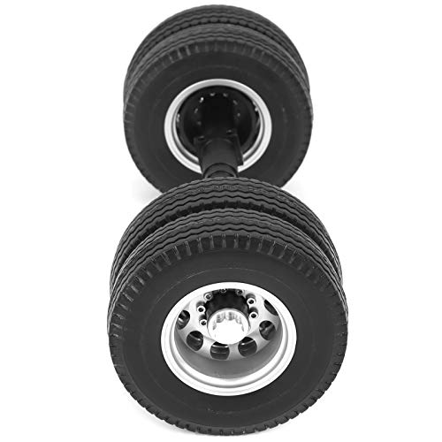 RC-Anhängerreifen, Gute Haftung, Hohe Tragfähigkeit, Geringer Rollwiderstand, RC-Reifen für Tamiya 1/14 Traktoranhänger, Hinterer Anhänger für DIY-modifizierte Anhänger RC-Anhängerreifen, Gute Haftung, Hohe Tragfähigkeit, Geringer Rollwiderstand, RC-Reifen für Tamiya 1/14 Traktoranhänger, Hinterer Anhänger für DIY-modifizierte Anhänger von Panv