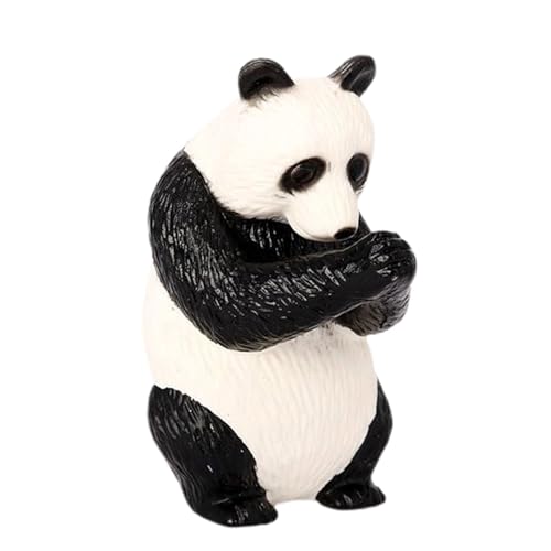 Paodduk Panda Cupcake Topper,Panda Spielzeug für Mädchen,Kleine realistische Spielzeugfigur | Pädagogisches Panda-Spielzeug, Schreibtischzubehör, Sammelfiguren für, Mädchen, Kinder ab 3 Jahren von Paodduk