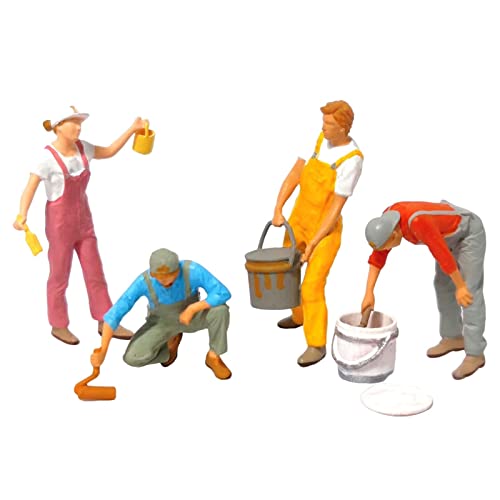 Paowsietiviity 1/87 Abbildung Maler Malerei Szene für Modelleisenbahn Eisenbahn Mikro-Landschaft Keine Leiter Rack, 2CM Paowsietiviity 1/87 Abbildung Maler Malerei Szene für Modelleisenbahn Eisenbahn Mikro-Landschaft Keine Leiter Rack, 2CM von Paowsietiviity