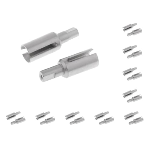 10 Set 1/12 RC Auto Ersatzteile Metall Differentialbecher 0081 für Wltoys 12428 12423 von Paowsietiviity