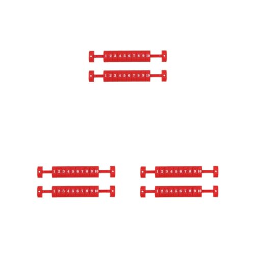 3 Set 2 Stück Foosball Counter Table Soccer Scoreboard Spiel Fußball Maschine Zubehör für Standardtische Teile Ersatz Rot von Paowsietiviity