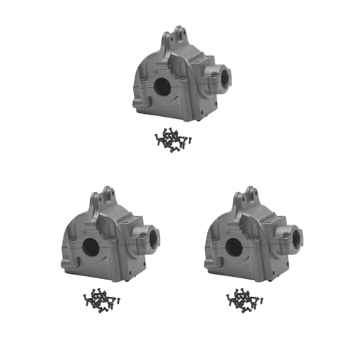3 Set RC Getriebegehäuse für WLtoys 144001 1/14 Crawler Auto LKW Teile Grau von Paowsietiviity