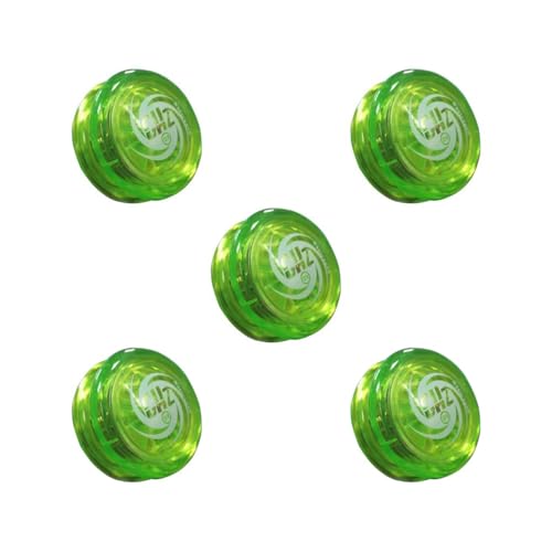 5 Set D1 Spin Ball Professional YoYo Größe E Lager mit Saite Grün von Paowsietiviity