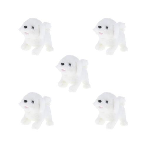 Elektronischer Plüsch-Roboter für Hunde, mit Bichon-Frisé, 5 Stück Elektronischer Plüsch-Roboter für Hunde, mit Bichon-Frisé, 5 Stück von Paowsietiviity