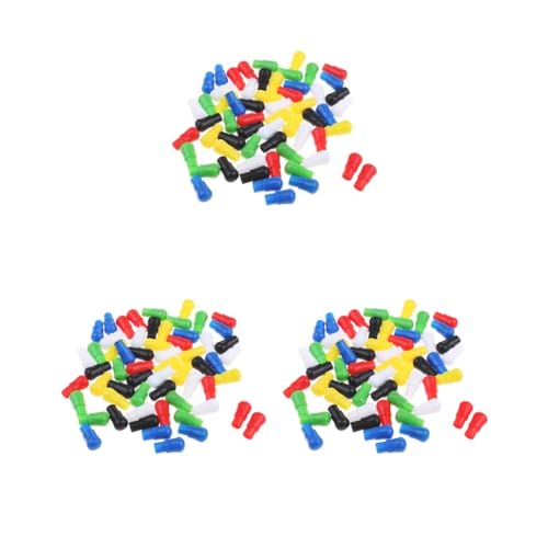 Ersatzklammern aus Kunststoff für chinesische Checker, 23 mm, verschiedene Farben, 3 Stück, 60 Stück von Paowsietiviity