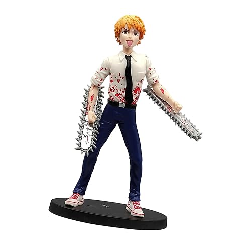 Figur handbemalte Sammlung Ornament für Desktop, dunkelblau, 11,5 x 8,5 x 18,5 cm von Paowsietiviity
