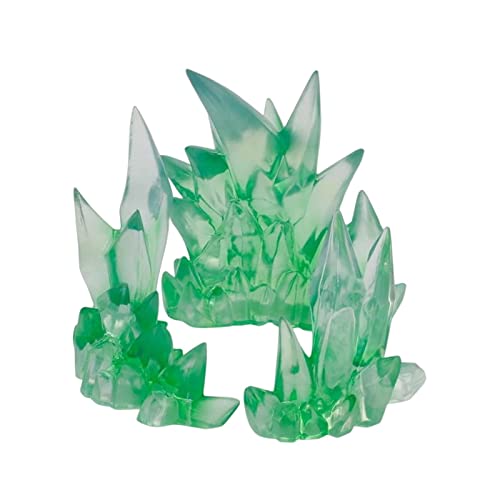 Ice Special Effect Action Figure Display Model Effect Stand Ice Model Green, 11 x 12 cm von Paowsietiviity