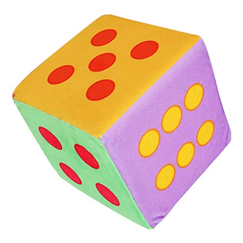 Jumbo-Schaumstoff-Würfelspiel, Karneval, Schulbedarf, 15,2 cm, mehrfarbig gepunktet von Paowsietiviity