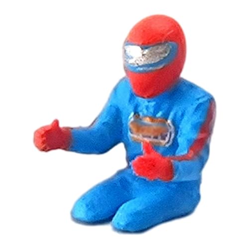 Miniatur Maßstab 1/64 bemalte Figur Fahrer Szene Dekor Kinder Spielzeug S Gauge Racer Blau Miniatur Maßstab 1/64 bemalte Figur Fahrer Szene Dekor Kinder Spielzeug S Gauge Racer Blau von Paowsietiviity