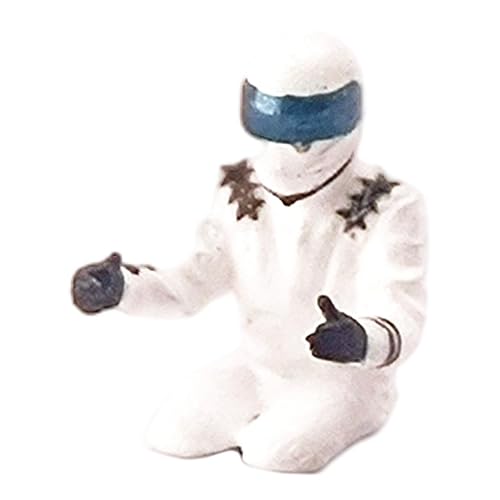 Miniatur Maßstab 1/64 bemalte Figur Fahrer Szene Dekor Kinder Spielzeug S Gauge Racer Weiß Miniatur Maßstab 1/64 bemalte Figur Fahrer Szene Dekor Kinder Spielzeug S Gauge Racer Weiß von Paowsietiviity
