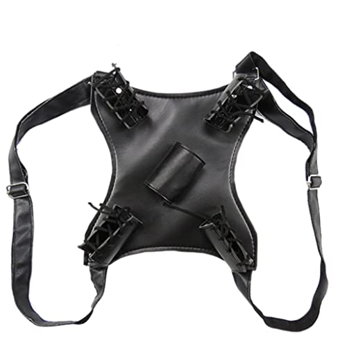 PU Leder Doppel Schwerter Scheide Scheide Halter für Cosplay Kostüm, Stil 2 PU Leder Doppel Schwerter Scheide Scheide Halter für Cosplay Kostüm, Stil 2 von Paowsietiviity