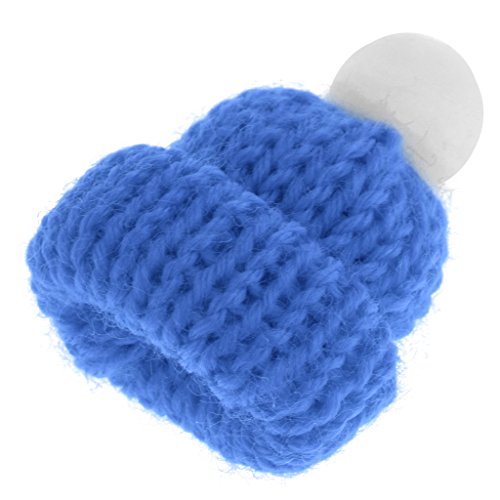 Paowsietiviity 1:12 Scale Dollhouse Miniature Scene Beanie Hat Skate Cap Decoration Blue von Paowsietiviity