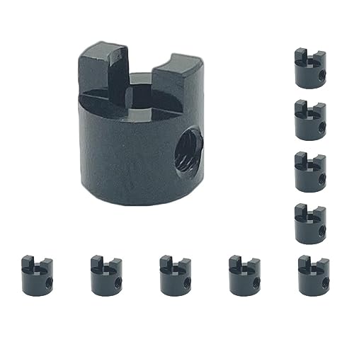 Paowsietiviity 10 set RC Boot Drive Metall Hund Welle für RC Boot Antriebswelle Teile 4mm schwarz Paowsietiviity 10 set RC Boot Drive Metall Hund Welle für RC Boot Antriebswelle Teile 4mm schwarz von Paowsietiviity