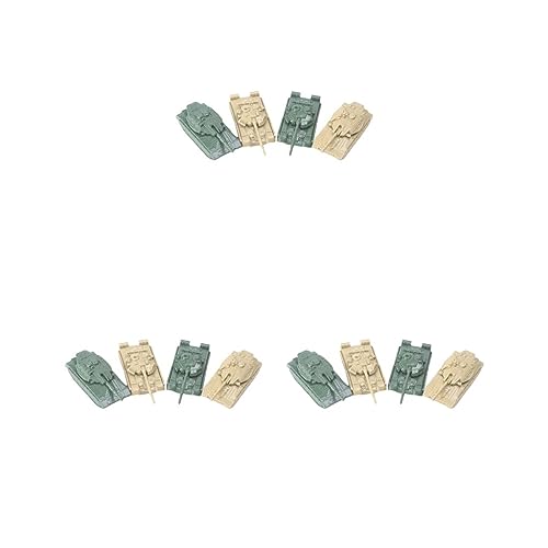 Paowsietiviity 3 Set Panzer Modell Kits Brain Teaser Puzzle 4D Puzzles Tank Modell für Jungen Kinder, Stil C von Paowsietiviity