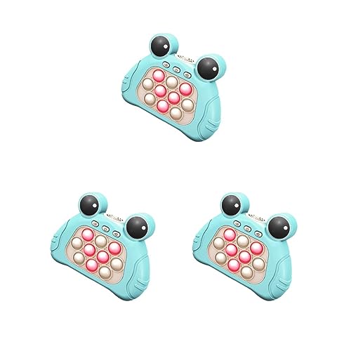Paowsietiviity 3 Set Sensory Game Children Press It Handle Electronic Memory Game for Kids Toddler Green, 11 x 14 x 4.5 cm Paowsietiviity 3 Set Sensory Game Children Press It Handle Electronic Memory Game for Kids Toddler Green, 11 x 14 x 4.5 cm von Paowsietiviity