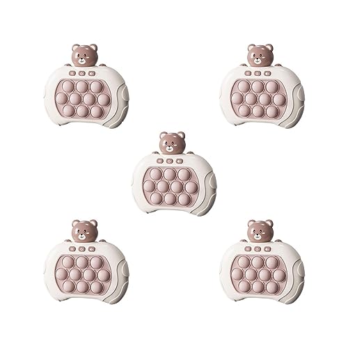 Paowsietiviity 5 Set Handheld Breakout Game Machine Multiple Mode Portable for Social Gatherings Bear, 12.8 cmx12.1 cm Paowsietiviity 5 Set Handheld Breakout Game Machine Multiple Mode Portable for Social Gatherings Bear, 12.8 cmx12.1 cm von Paowsietiviity