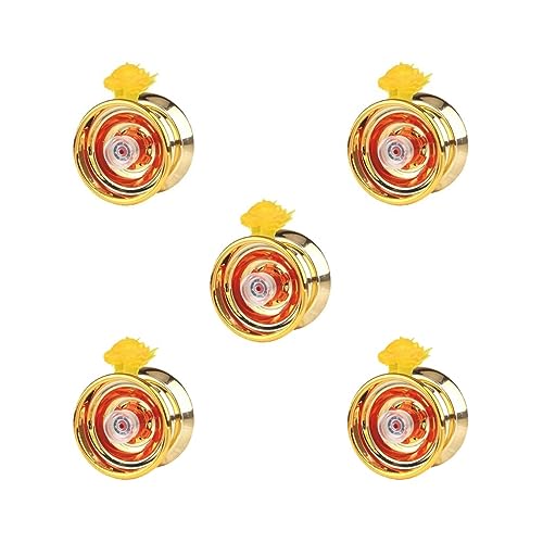 Paowsietiviity 5 Set Professional Yoyo Saiten Zubehör Basic Trick für Kinder Erwachsene Gold, 5,7 x 5,7 x 4,1 cm von Paowsietiviity