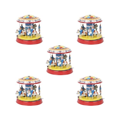 Paowsietiviity 5er-Set mehrfarbiges Karussell-Modell-Spielzeug, Sammlerstück, Geschenk von Paowsietiviity