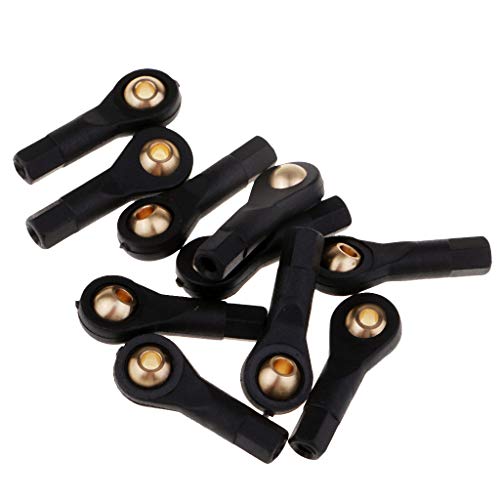 Paowsietiviity Nylon Universal Kugelkopf Schubstangenverbinder für RC Modell Ersatzteile M2, Schwarz Paowsietiviity Nylon Universal Kugelkopf Schubstangenverbinder für RC Modell Ersatzteile M2, Schwarz von Paowsietiviity