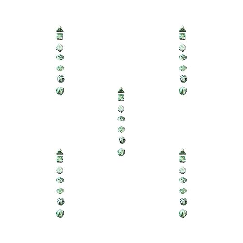 Polyedrische Würfel, Acryl, Partyzubehör, Tischspiele für DND, RPG, MTG, Dunkelgrün, Weiß, 5 Stück Polyedrische Würfel, Acryl, Partyzubehör, Tischspiele für DND, RPG, MTG, Dunkelgrün, Weiß, 5 Stück von Paowsietiviity