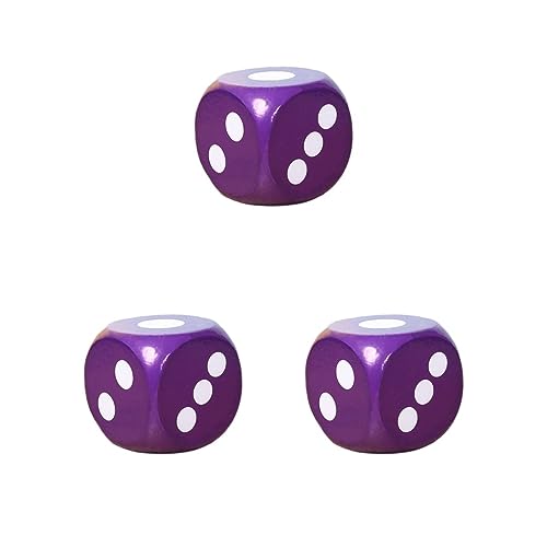 Schaumstoffwürfel, Lernen, Mathematik, Zählen, für Jungen und Mädchen, Klassenzimmer, Partygeschenke, Violett, 20 cm, 3 Stück Schaumstoffwürfel, Lernen, Mathematik, Zählen, für Jungen und Mädchen, Klassenzimmer, Partygeschenke, Violett, 20 cm, 3 Stück von Paowsietiviity