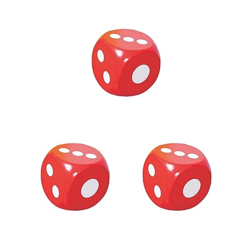 Schaumstoffwürfel, Lernen, Mathematik, Zählen für Jungen und Mädchen, Klassenzimmer, Partygeschenke, Rot, 20 cm, 3 Stück Schaumstoffwürfel, Lernen, Mathematik, Zählen für Jungen und Mädchen, Klassenzimmer, Partygeschenke, Rot, 20 cm, 3 Stück von Paowsietiviity