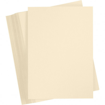 Karton, farbig, A4 210x297mm, 180g, 100 Blatt, Sand Karton, farbig, A4 210x297mm, 180g, 100 Blatt, Sand von Paper Concept