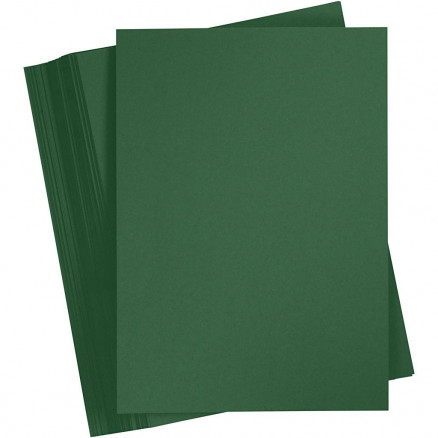 Karton, farbig, A4 210x297mm, 180g, 100 Blatt, Tannengrün Karton, farbig, A4 210x297mm, 180g, 100 Blatt, Tannengrün von Paper Concept