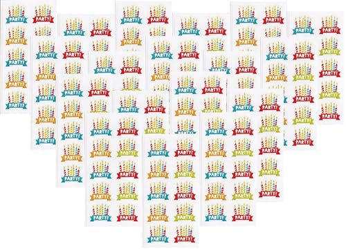 Paper House Productions 3 Stück Folienakzent Geburtstag Aufkleber Halbblätter zum Basteln, Scrapbooking & Sammeln - Party Kerzen 6 Pack Paper House Productions 3 Stück Folienakzent Geburtstag Aufkleber Halbblätter zum Basteln, Scrapbooking & Sammeln - Party Kerzen 6 Pack von Paper House Productions