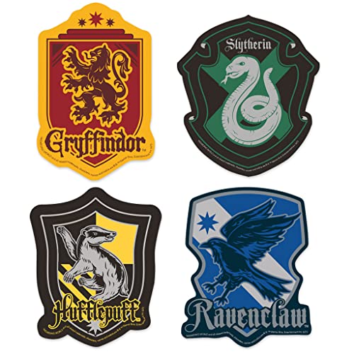 Paper House Productions Harry Potter Houses of Hogwarts Wappen gestanzt 7,6 cm Vinyl-Aufkleber-Set von Paper House Productions