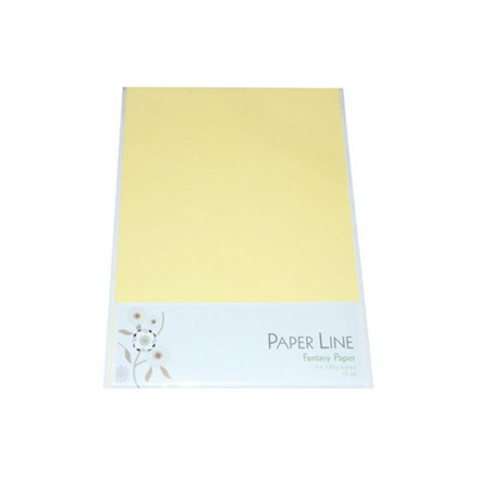 Fantasy Karton Hellgelb A4 180g - 10 Stück von Paper Line