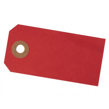 Paper Line Manilla Anhänger Rot 4x8cm - 10 Stk von Paper Line