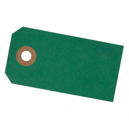 Paper Line Manilla-Etiketten Grün 4x8cm - 10 Stk von Paper Line