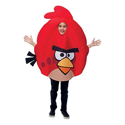 Angry Birds Angry Birds Roter Vogel Kostüm für Kinder Einheitsgröße von PAPER MAGIC