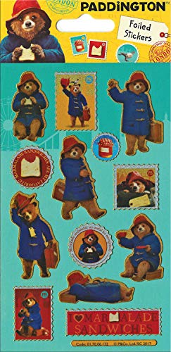 Paddington Bear Movie Sparkly Wiederverwendbare Aufkleber | Offizielles Lizenzprodukt | Wiederverwendbar auf nicht porösen Oberflächen von Paper Projects