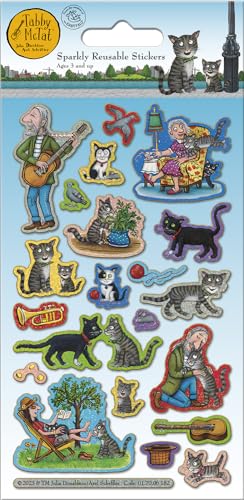 Paper Projects Tabby McTat Glitzernde wiederverwendbare Aufkleber, offizielles Lizenzprodukt, wiederverwendbar auf nicht-porösen Oberflächen, blau Paper Projects Tabby McTat Glitzernde wiederverwendbare Aufkleber, offizielles Lizenzprodukt, wiederverwendbar auf nicht-porösen Oberflächen, blau von Paper Projects