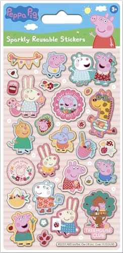 Paper Projects 01.70.06.185 Peppa Pig Summer Sparkly Stickers | Offizielles Lizenzprodukt | Wiederverwendbar auf Nicht porösen Oberflächen, Rosa Paper Projects 01.70.06.185 Peppa Pig Summer Sparkly Stickers | Offizielles Lizenzprodukt | Wiederverwendbar auf Nicht porösen Oberflächen, Rosa von Paper Projects