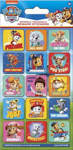 Paper Projects 01.70.12.058 Paw Patrol Pup Pals glitzernde Belohnungsaufkleber, offizielles Lizenzprodukt, wiederverwendbar auf nicht-porösen Oberflächen Paper Projects 01.70.12.058 Paw Patrol Pup Pals glitzernde Belohnungsaufkleber, offizielles Lizenzprodukt, wiederverwendbar auf nicht-porösen Oberflächen von Paper Projects