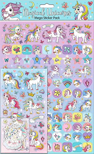 Paper Projects 01.70.22.030 Magische Einhörner Mega Sticker Pack von Paper Projects