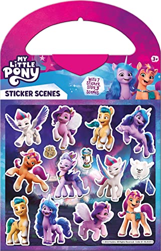 My Little Pony Aufkleber-Szenen-Aktivitätsset, enthält 6 Szenen und 50+ Aufkleber, offizielles Lizenzprodukt, Mädchen, ab 3 Jahren, ideal für Geburtstagsgeschenke, Partytüten, Kunst und Handwerk, My Little Pony Aufkleber-Szenen-Aktivitätsset, enthält 6 Szenen und 50+ Aufkleber, offizielles Lizenzprodukt, Mädchen, ab 3 Jahren, ideal für Geburtstagsgeschenke, Partytüten, Kunst und Handwerk, von Paper Projects