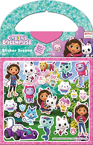 Paper Projects 01.70.29.016 Gabby's Dollhouse Sticker Activity Set | Enthält 6 Szenen und rund 50 Aufkleber, 23.5cm x 15cm Paper Projects 01.70.29.016 Gabby's Dollhouse Sticker Activity Set | Enthält 6 Szenen und rund 50 Aufkleber, 23.5cm x 15cm von Paper Projects