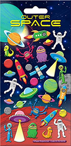 Paper Projects Outer Space Chunky wiederverwendbare Bastelaufkleber, perfekt für Bastelaktivitäten für Kinder und Erwachsene, Schwarz, 19,5 cm x 9,5 cm Paper Projects Outer Space Chunky wiederverwendbare Bastelaufkleber, perfekt für Bastelaktivitäten für Kinder und Erwachsene, Schwarz, 19,5 cm x 9,5 cm von Paper Projects