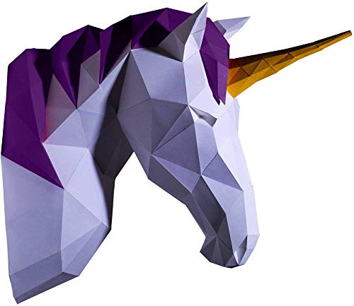 Papercraft World Papercraft Wandkunst, Einhorn, Einheitsgröße Papercraft World Papercraft Wandkunst, Einhorn, Einheitsgröße von Papercraft World